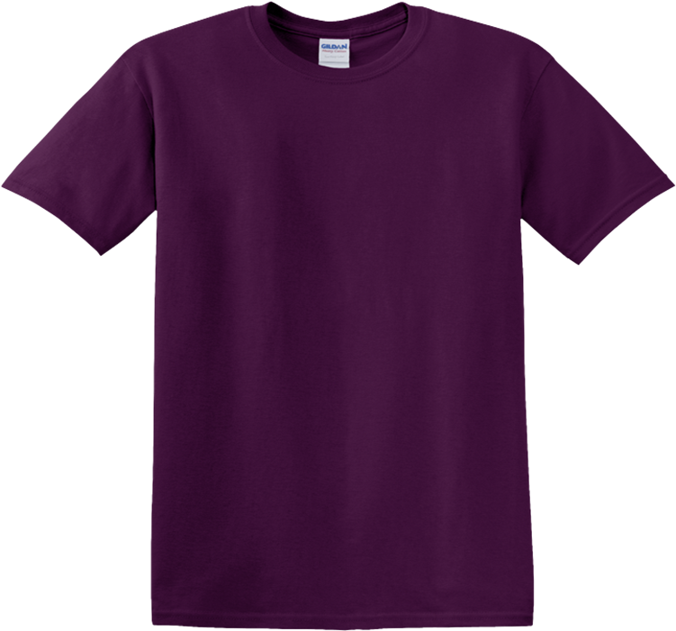 Men S T Shirts - Gildan 5000 Navy Front (750x750), Png Download