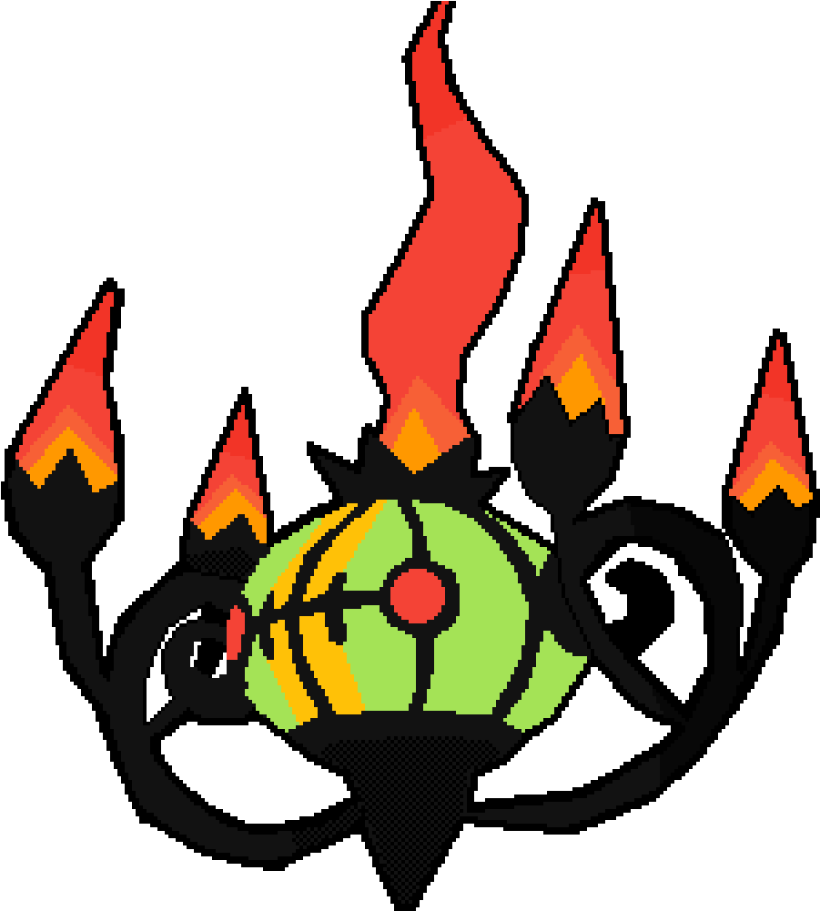 Shiny Chandelure - Chandelure Qr (1000x1000), Png Download