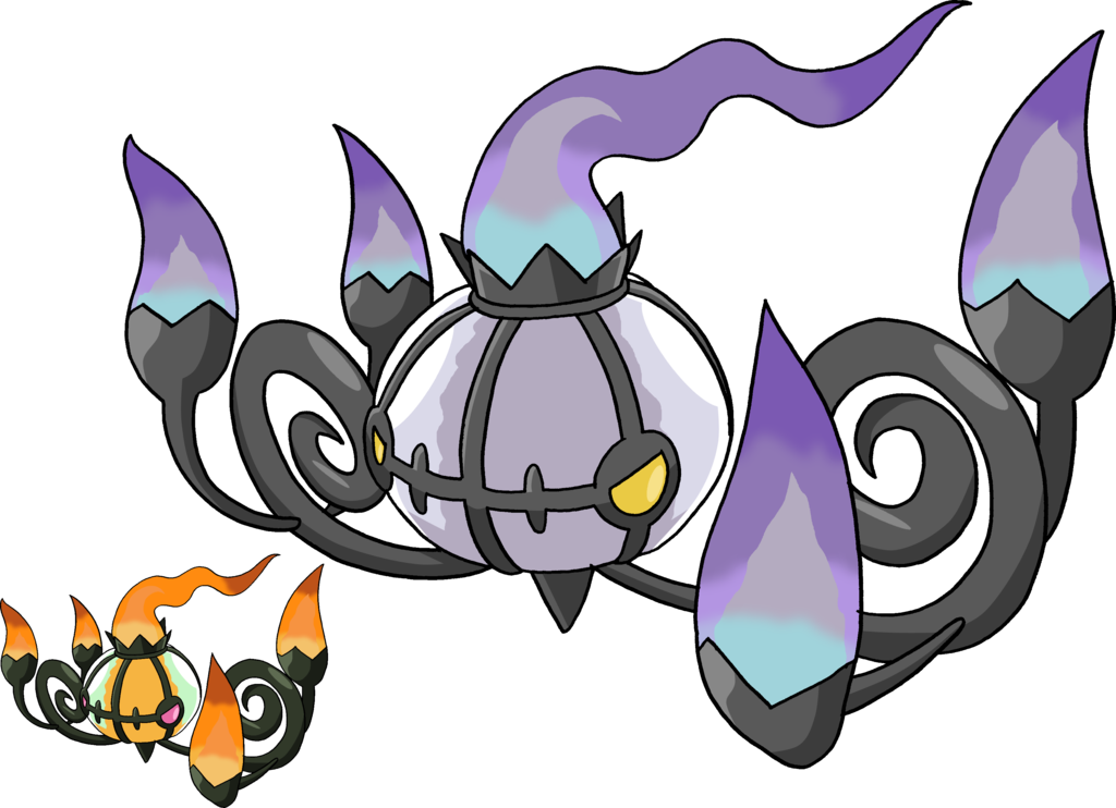 609 Chandelure By Tails19950-d67ir4d - Chandelier Pokemon (1024x742), Png Download