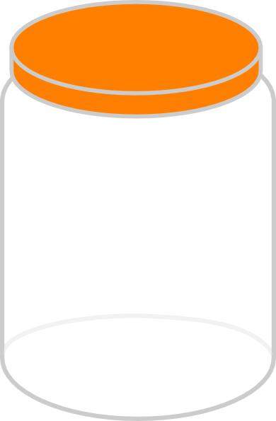 Jelly Bean Clipart Lolly Jar - Jelly Bean Jar Clipart (390x595), Png Download