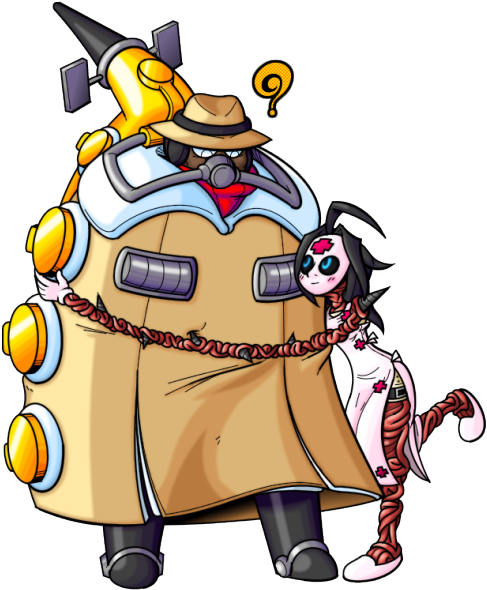 Image Result For Big Band Skullgirls - Big Band Skullgirls (500x602), Png Download