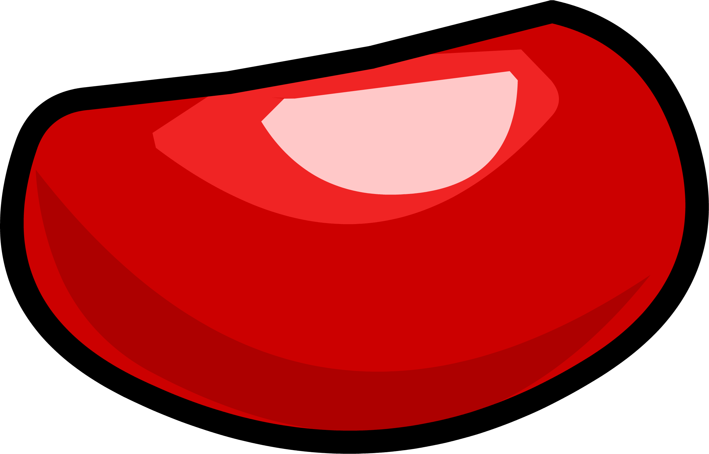 Club Penguin Wiki - Red Jelly Bean Png (2381x1526), Png Download