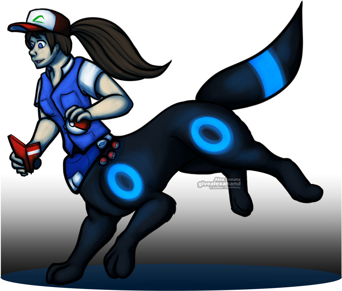 Umbreon Taur Givealexahand Fur Affinity Dot Net Png - Design (1200x1015), Png Download