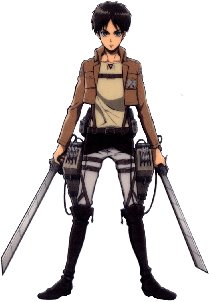 Attack On Titan Eren Human (756x1056), Png Download