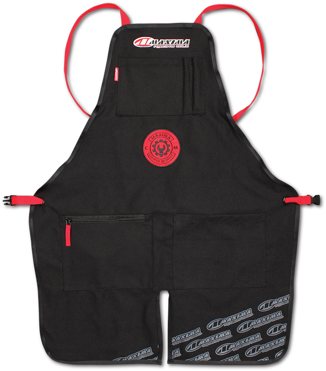 Shop Apron - Maximausa Maxima Heavy Duty Shop Apron Black/red (800x800), Png Download