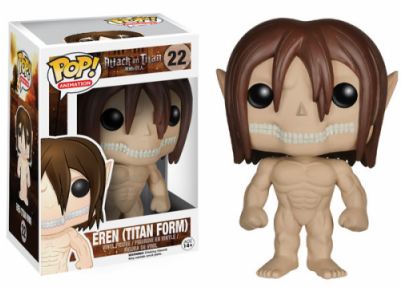 Attack On Titan - Eren Titan Funko Pop (400x400), Png Download