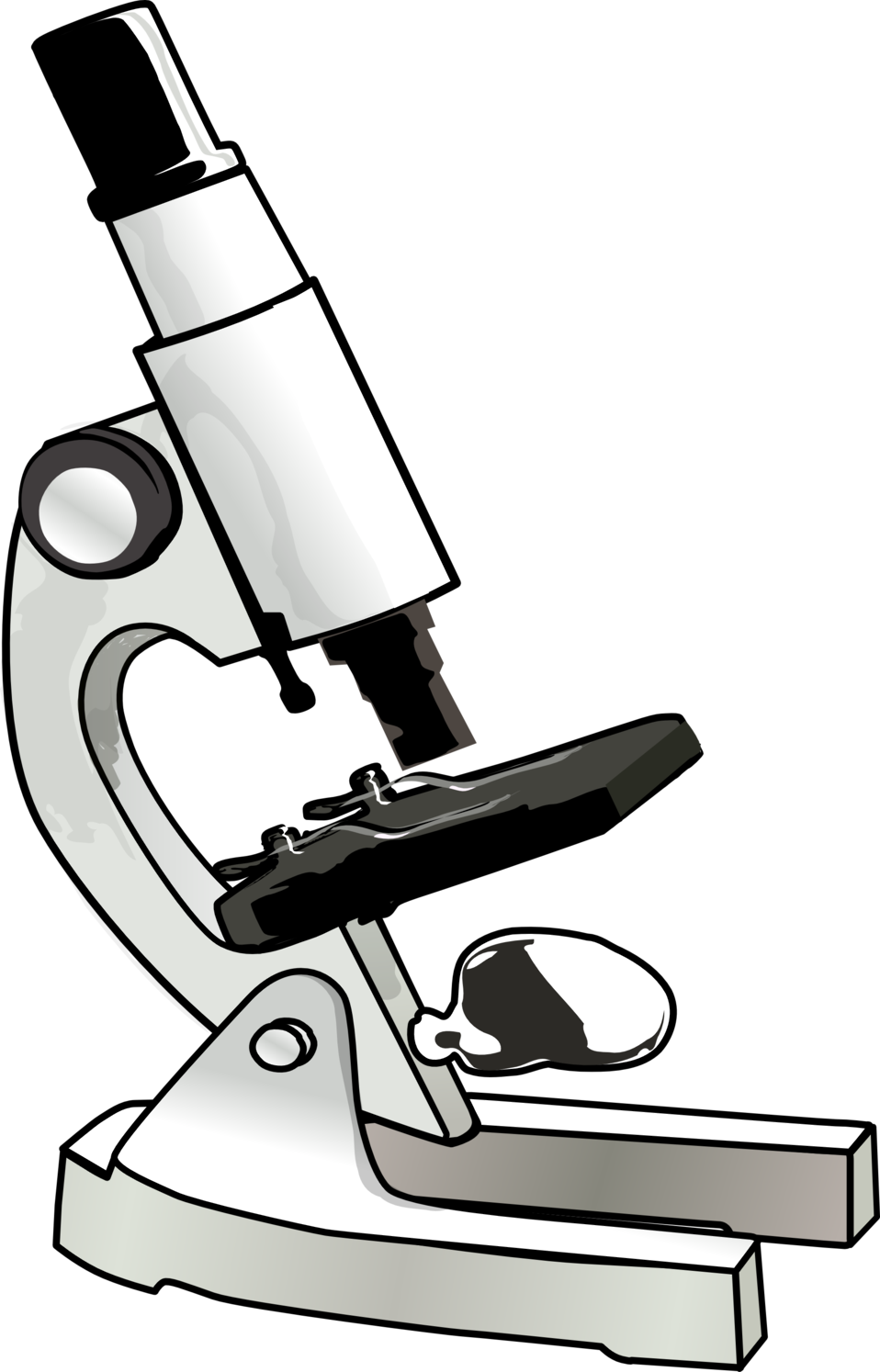 Biology - Microscope Clipart (513x800), Png Download