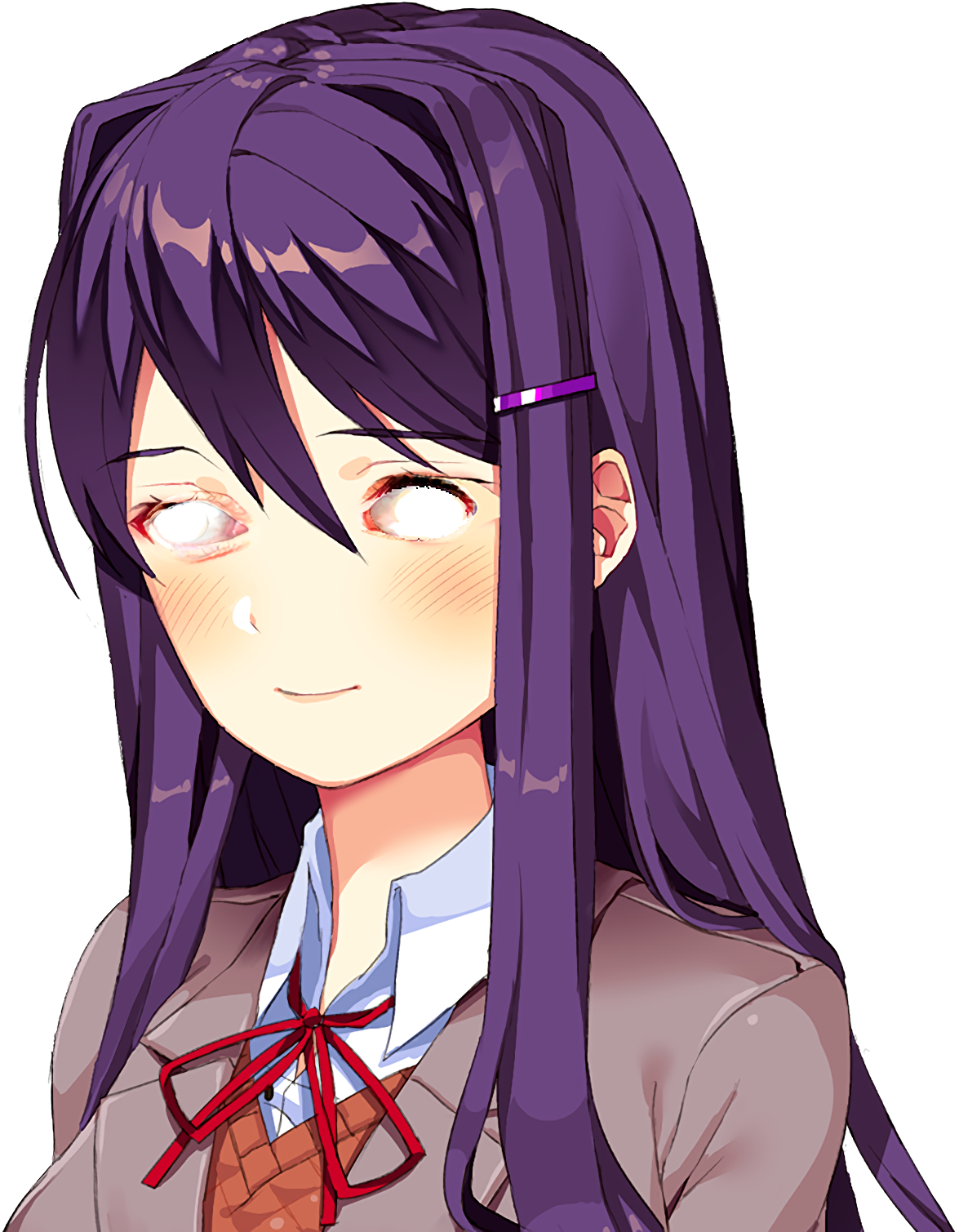 Doki Doki Literature Club Yuri (1508x1508), Png Download