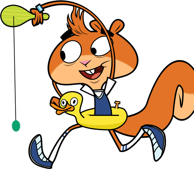Scaredy - Scaredy Squirrel (659x575), Png Download