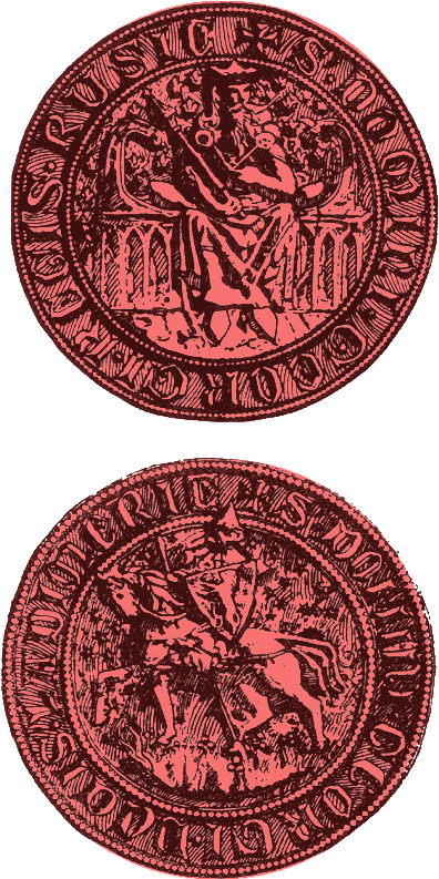 Alex K Yuri Boleslav Seal 2 - Gediminas Seal (448x854), Png Download