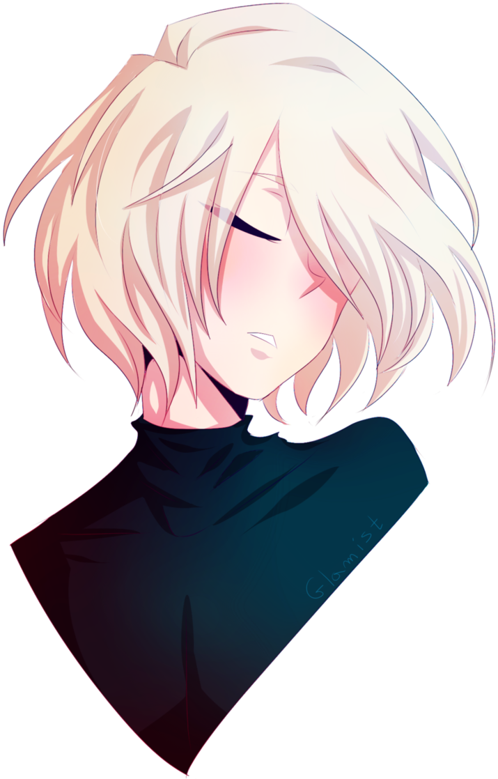 Yuri Drawing Deviantart Image Black And White Library - Yuri Plisetsky Png (715x1118), Png Download