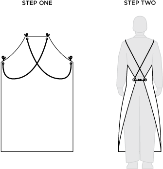 Benefits Of Using Cross Rope Ties - Line Art (509x411), Png Download