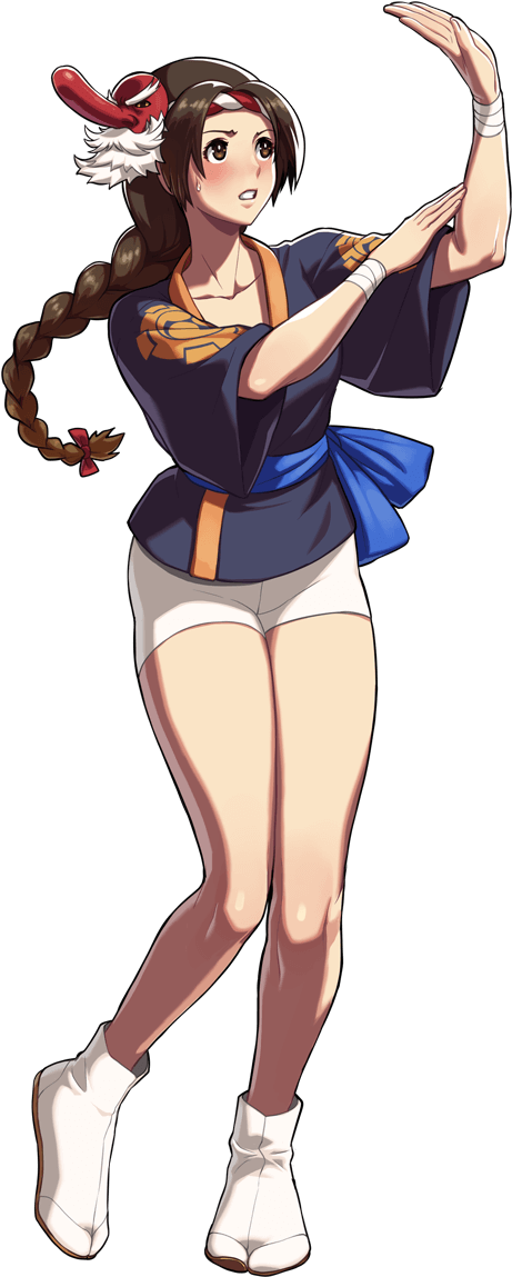 Yuri Sakazaki Snk Heroines Costume Tengu Mask - Yuri Sakazaki Snk Heroines (806x1156), Png Download