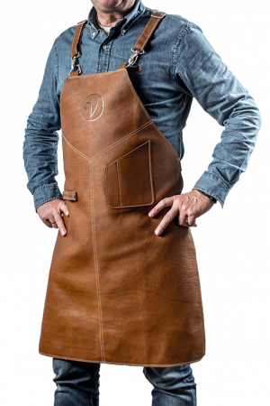 Premium Leather Apron Cognac - Leather Apron Buy Canada (300x450), Png Download