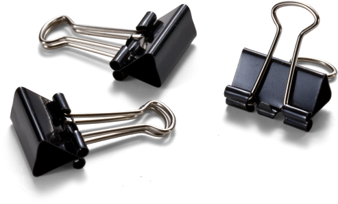 Clip Keyboard Binder Clips Picture Free - Leisure Arts Inc Binder Clips (500x297), Png Download