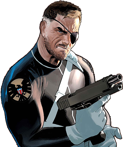 No Caption Provided No Caption Provided - Nick Fury Comic (507x507), Png Download