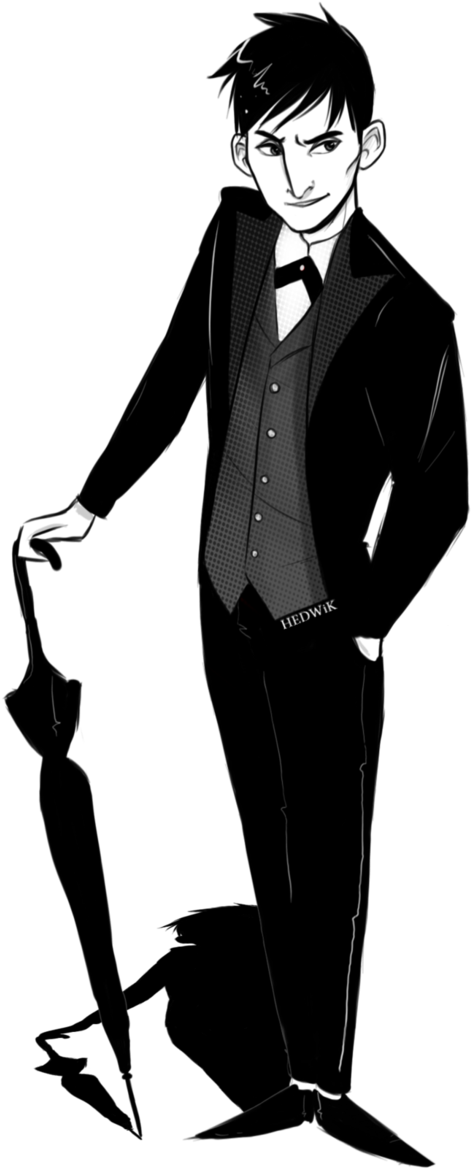 Oh God I Love This So Much - Oswald Cobblepot Dibujos (657x1214), Png Download