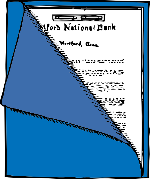 Small - School Folder Clip Art (498x594), Png Download