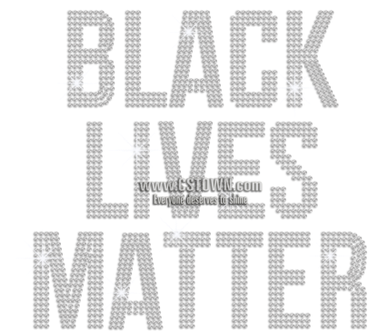 Wholesale Black Lives Matter Iron On Rhinestone Transfer - Black Lives Matter Badge (450x450), Png Download