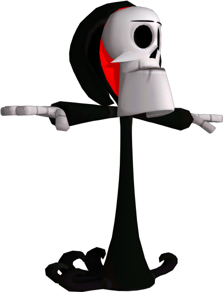 Cartoon Network Clipart Grim - Punch Time Explosion Grim (750x650), Png Download