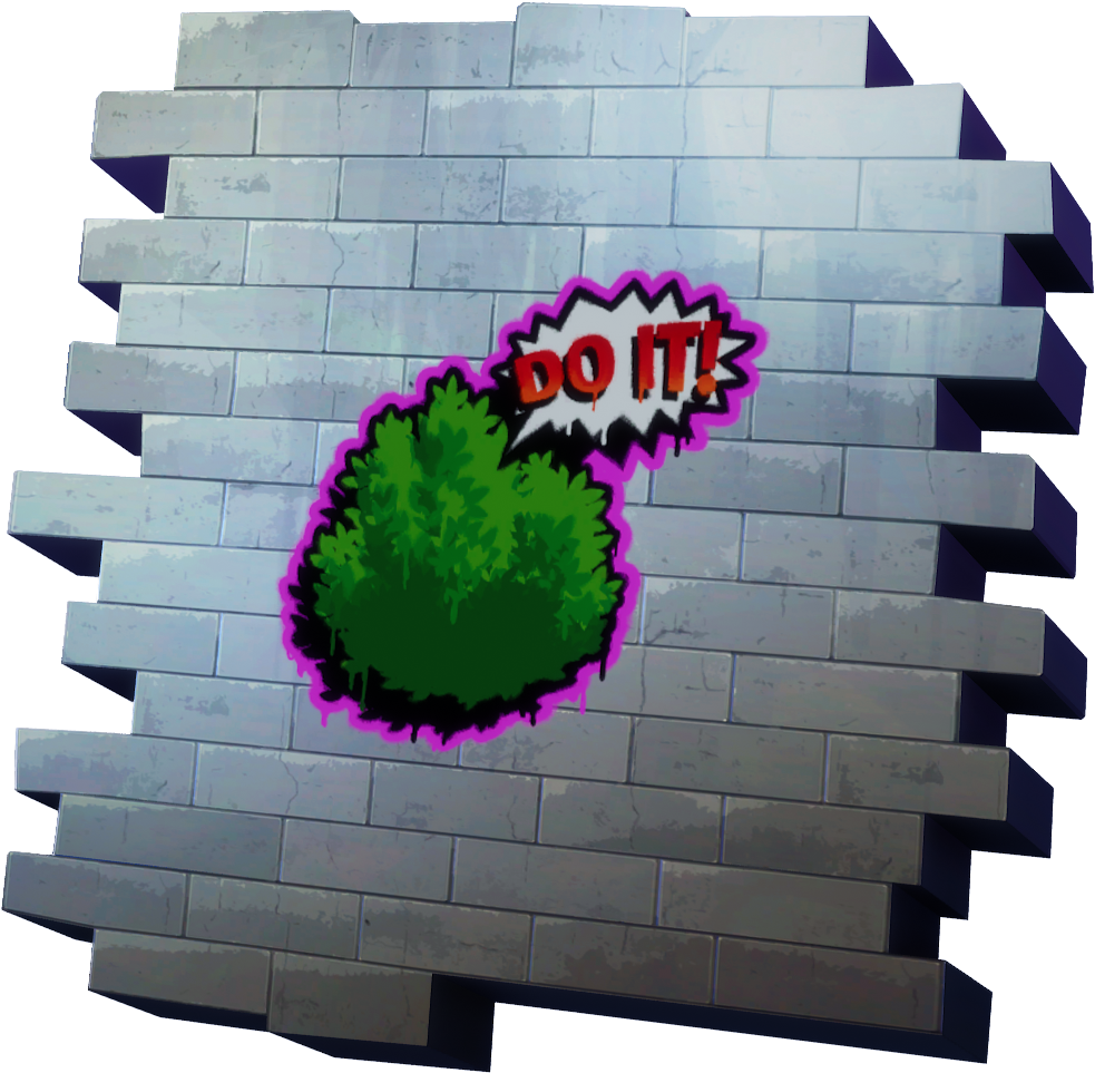 Do It - Fortnite Do It Spray (1100x1100), Png Download