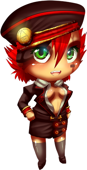 Rebel Crew Chibi Officer By Number Seventeen-d7bet1c - Cartoon (530x750), Png Download