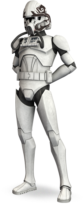 Warthog - Star Wars The Clone Wars Soldats Clones (355x690), Png Download