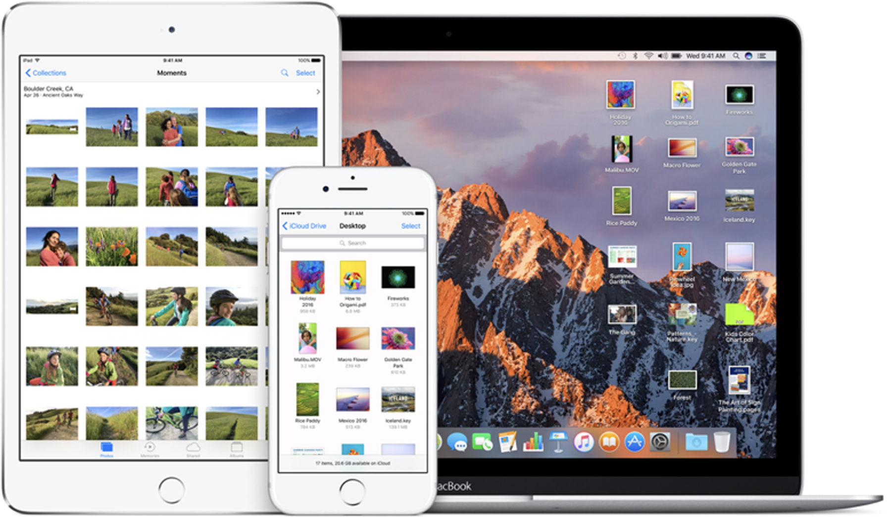 Icloud Drive - Macos Sierra (2078x1128), Png Download