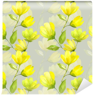 Floral Seamless Pattern Watercolor - Watercolor Painting (400x400), Png Download