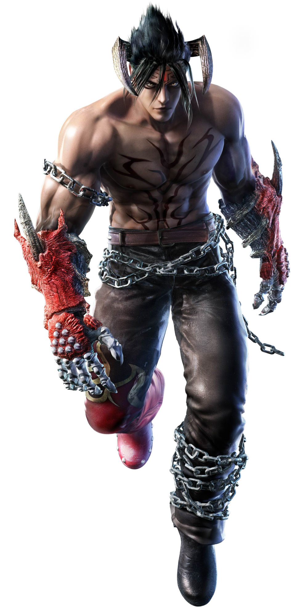 Devil Jin - Jin Kazama (1024x2061), Png Download