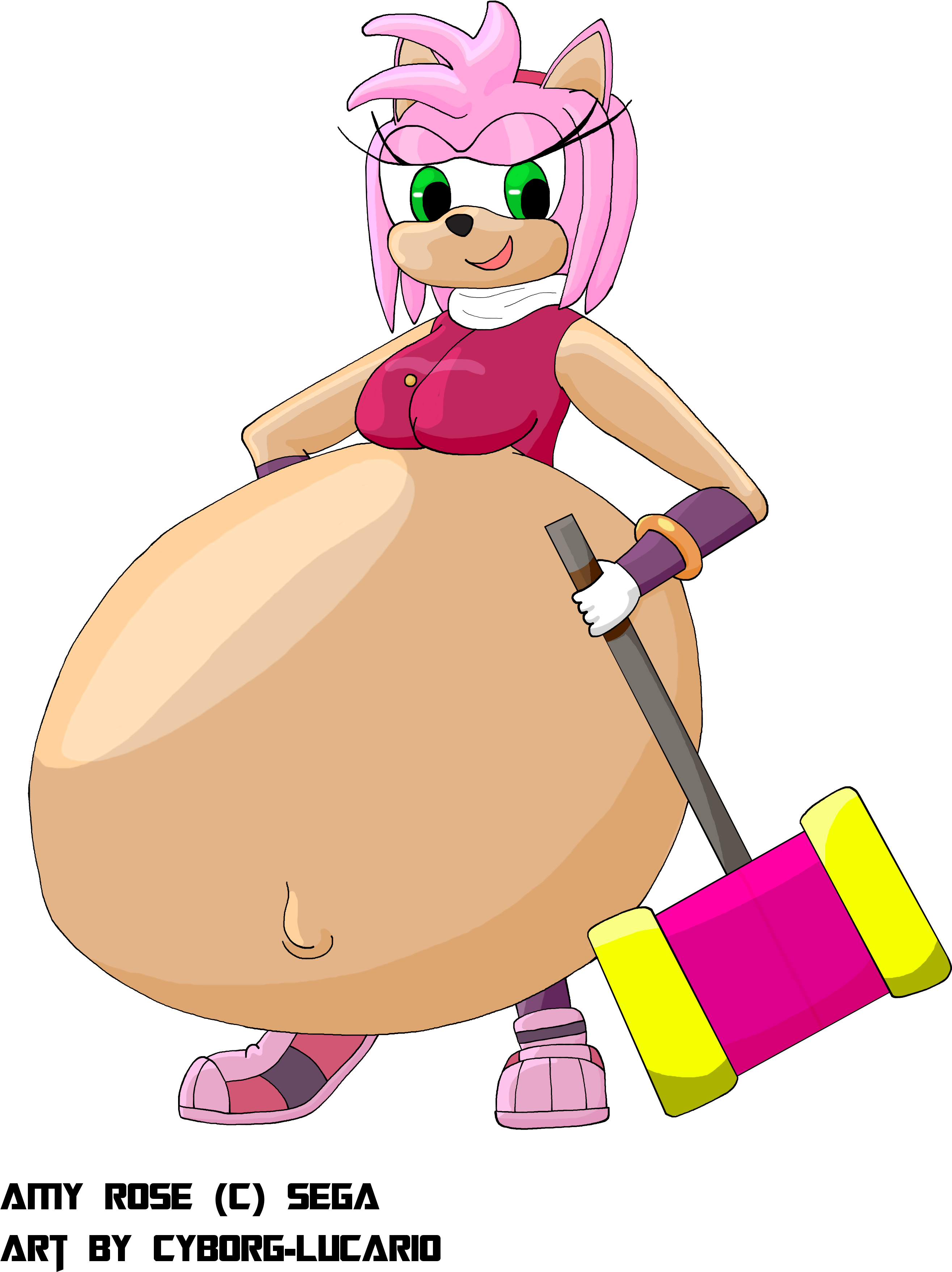 Big Boom Amy Rose - Amy Rose (2976x3968), Png Download