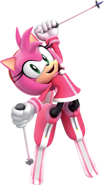 Sonic El Erizo Fondo De Pantalla Titled Amy - Amy From Mario And Sonic At The Olympic Games (427x755), Png Download