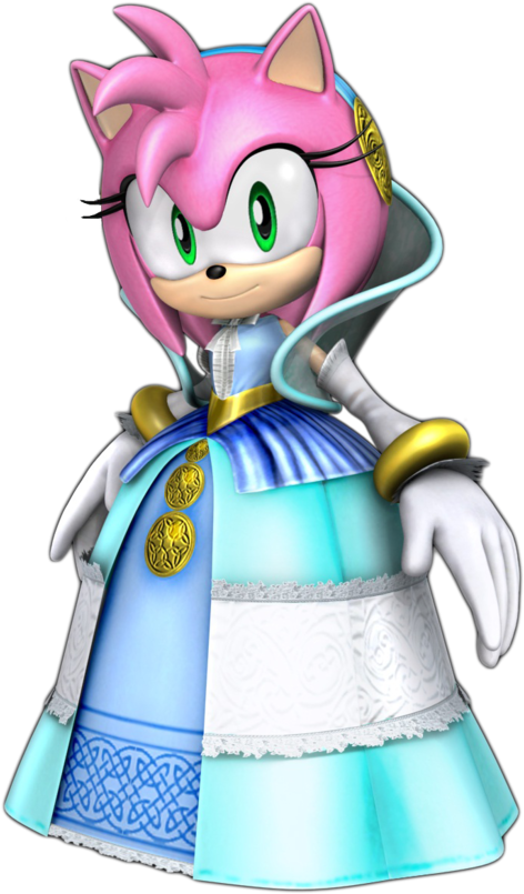 Amy Rose And Sonic Image - Sonic Black Knight Amy (500x860), Png Download