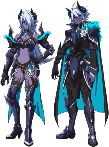 Jin And In Anime - Jin In Elsword (400x513), Png Download