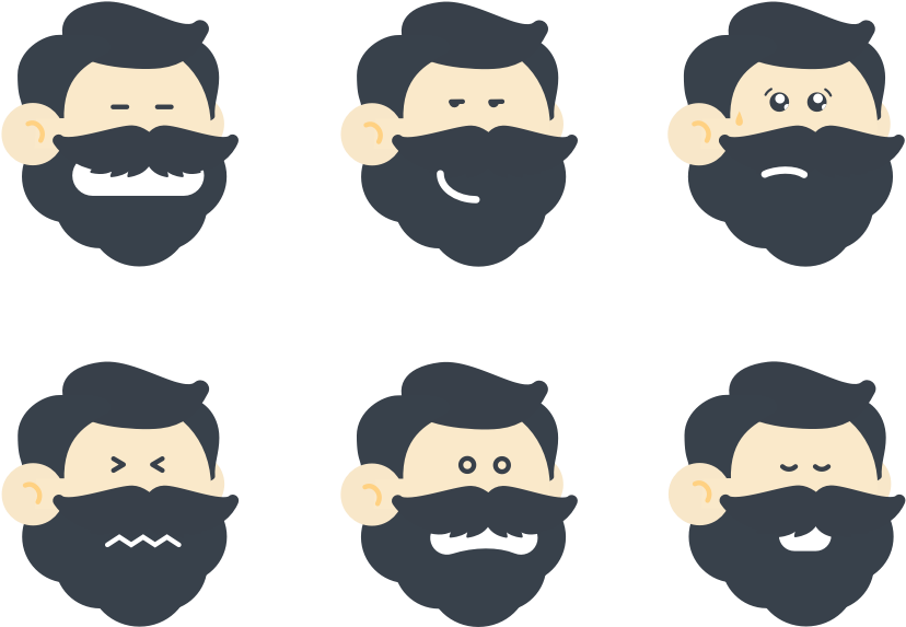 Faces - Portable Network Graphics (1000x720), Png Download