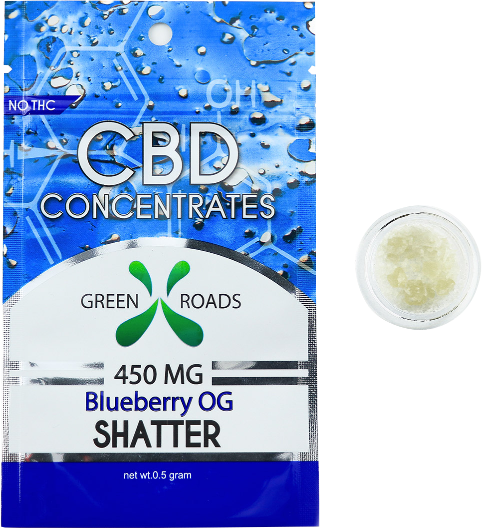 Cbd Shatter Is A Cbd Concentrate That Is Rich In Terpenes - Cbd Shatter Blueberry (1180x1180), Png Download