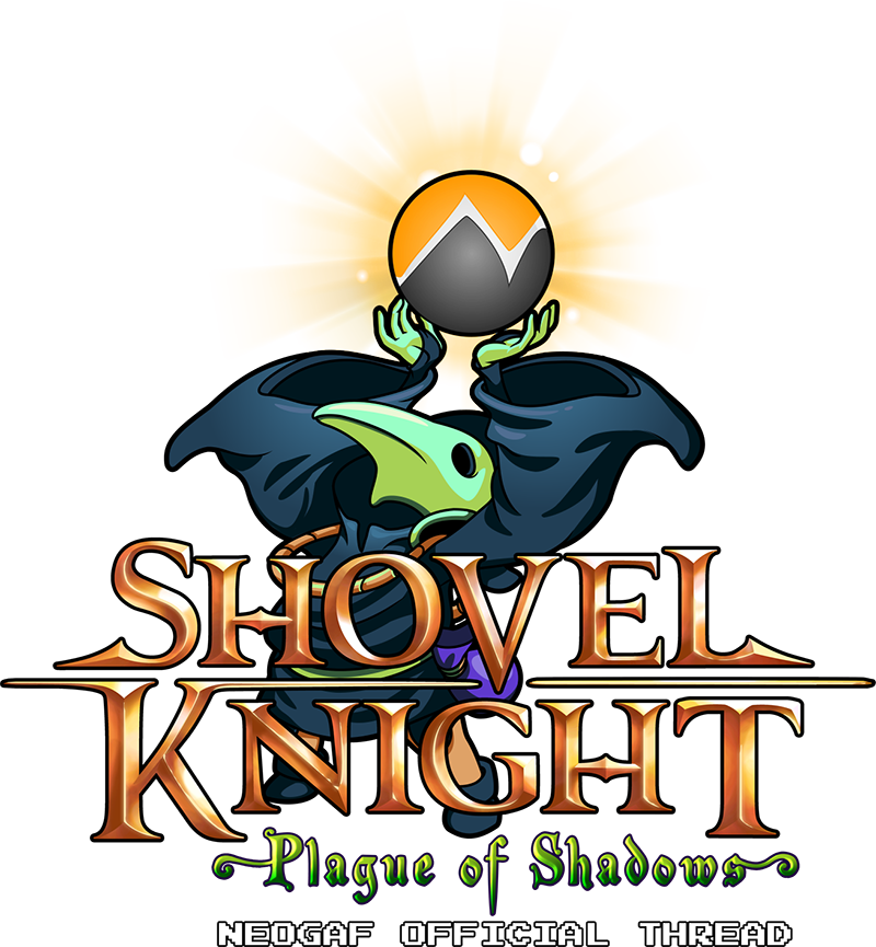 Wii U, 3ds, Ps3, Ps4, Vita, Xbox One, Pc, Mac, Linux - Shovel Knight Plague Of Shadows Logo Png (800x865), Png Download