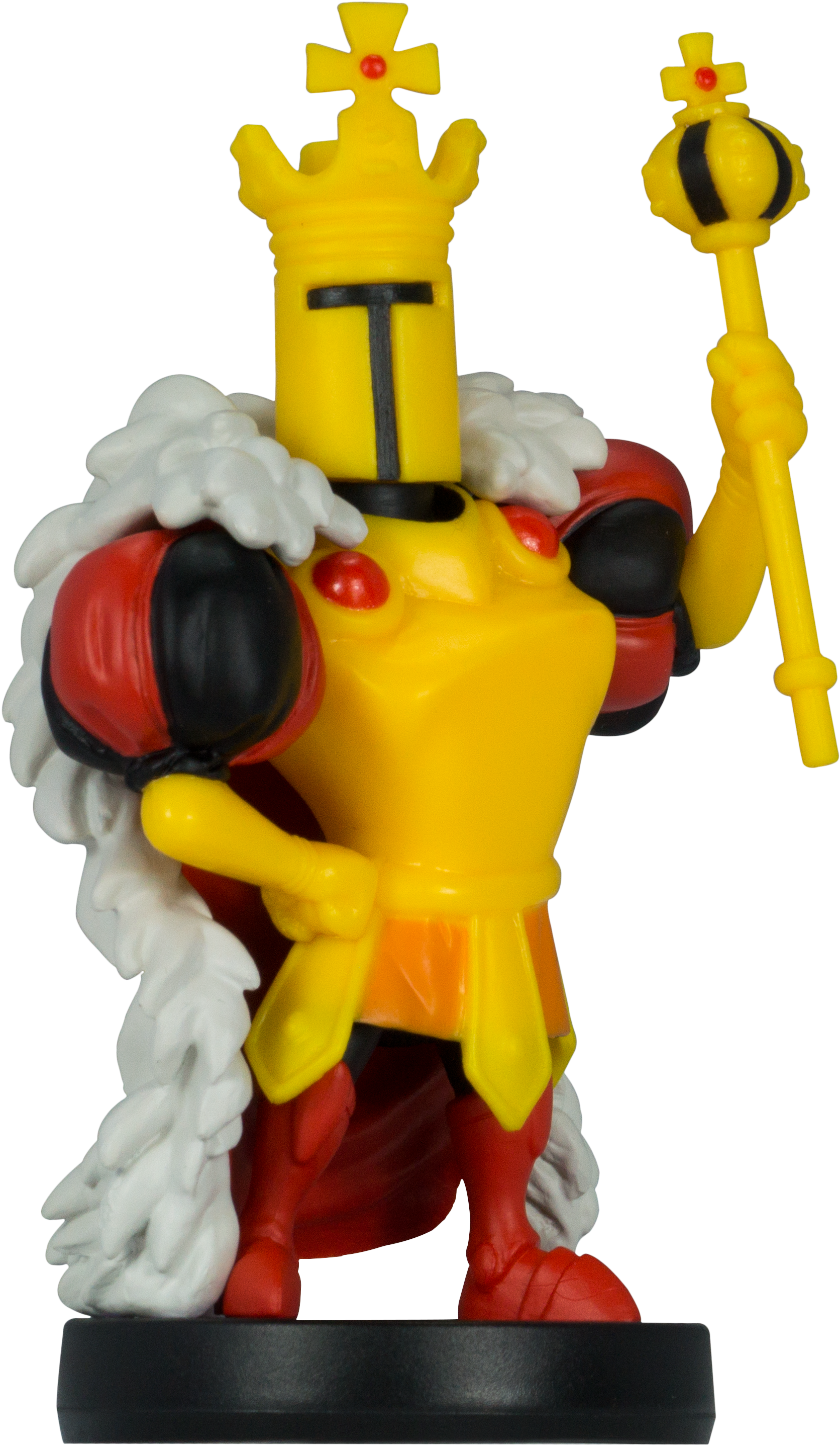 King Knight Amiibo Figure - Amiibo Shovel Knight 3 Pack (295x504), Png Download