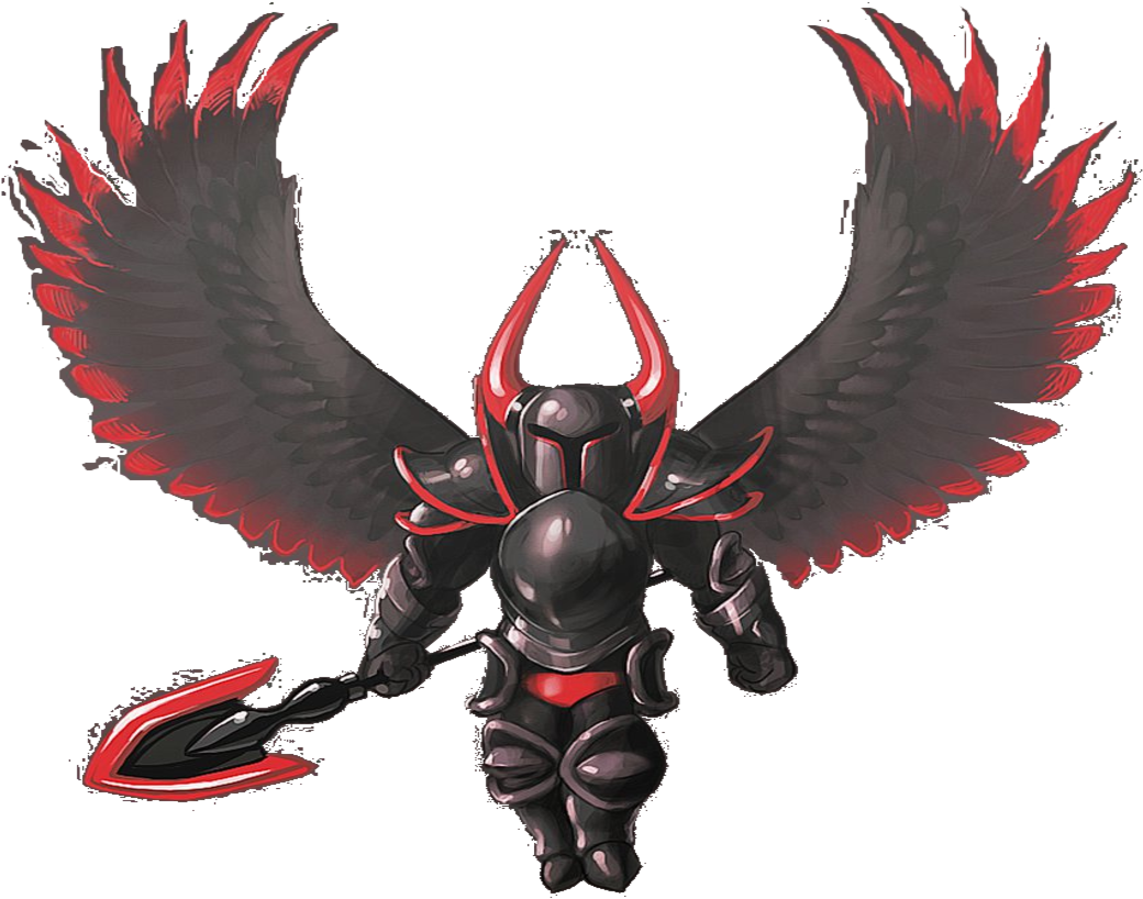 1 - Shovel Knight Black Knight Wings (1094x894), Png Download