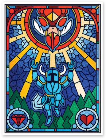 Buckledown Ever Wanted A Shovel Knight - Shovel Knight Star Wars Poster (480x480), Png Download