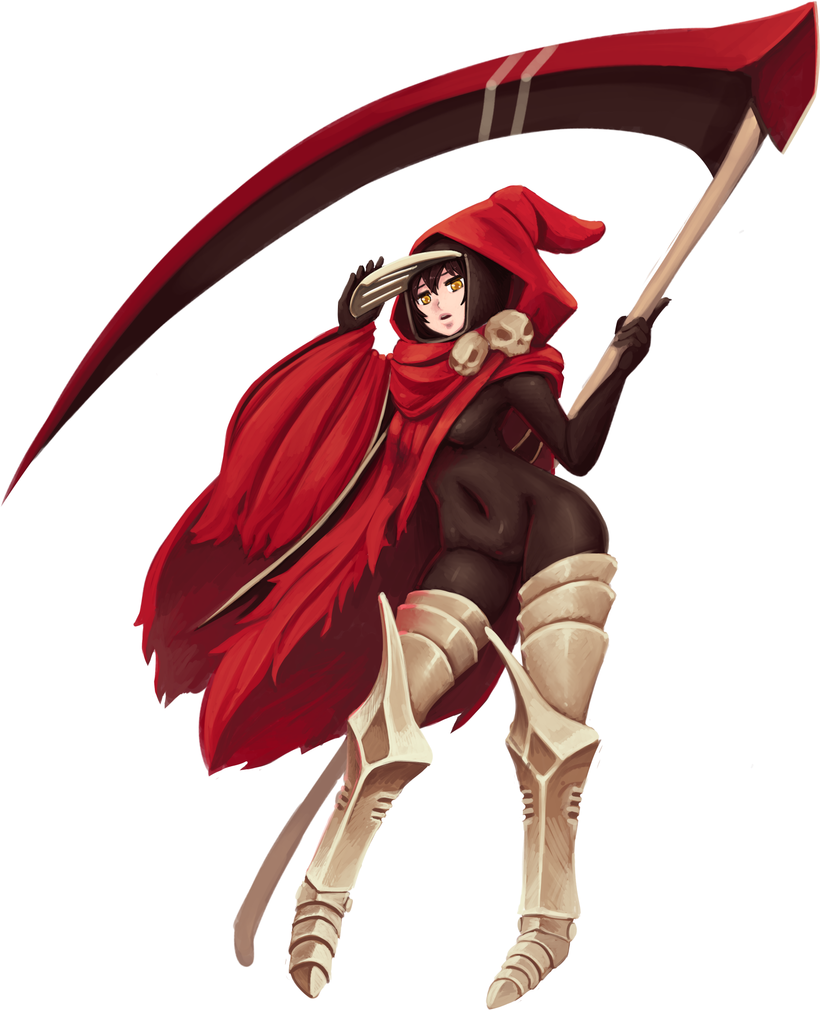 Shovel Knight Fictional Character - Specter Knight Body Swap (1762x2220), Png Download