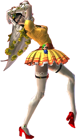 Sarasaland Princess Costume - Bayonetta Amiibo Costume (300x500), Png Download