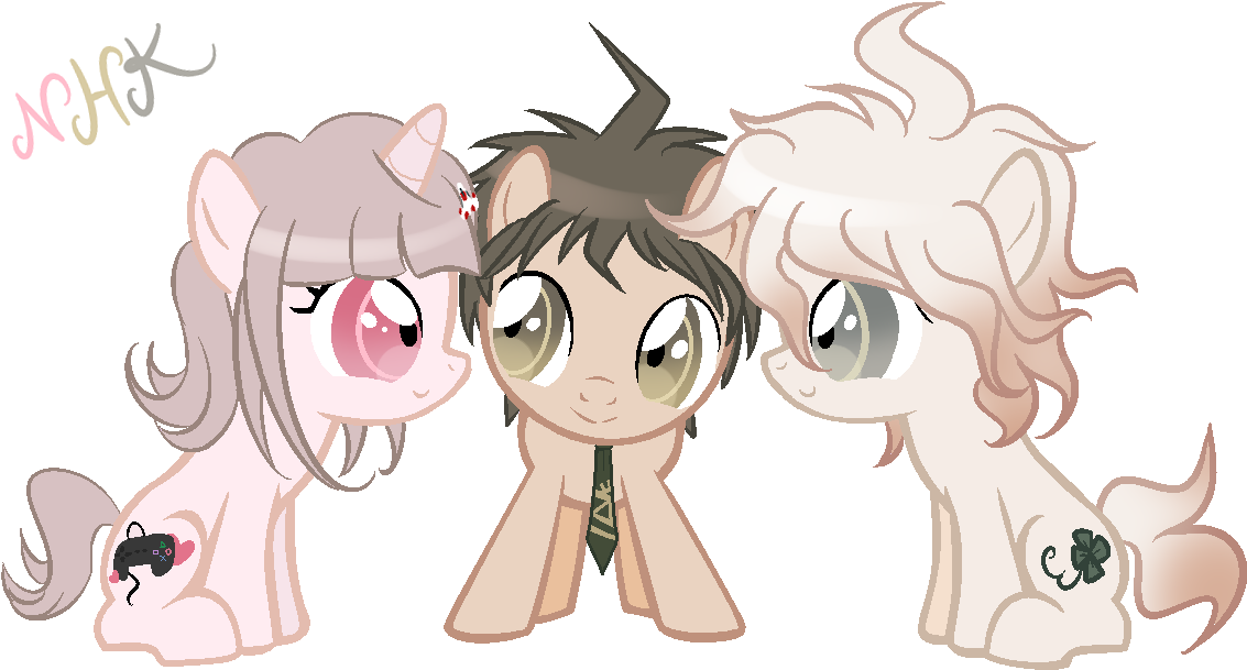 Celinesparkle, Chiaki Nanami, Danganronpa, Danganronpa - Danganronpa Pony (1198x724), Png Download