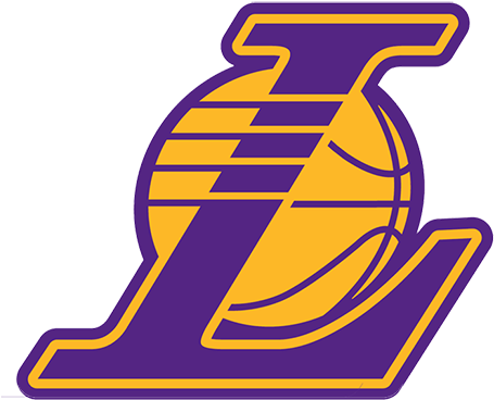 Lakers - Lakers L Logo Png (454x374), Png Download