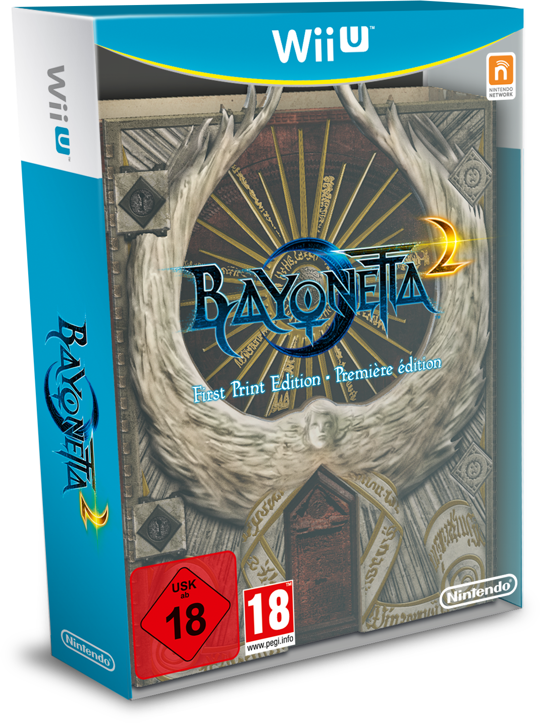 Bayonetta 2 First Print Edition - Bayonetta 2 First Print Edition - Only At Game (1350x1608), Png Download