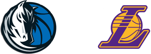 Lakers Drawing Design Clip Art Free Download - Dallas Mavericks Vs Bulls (556x218), Png Download