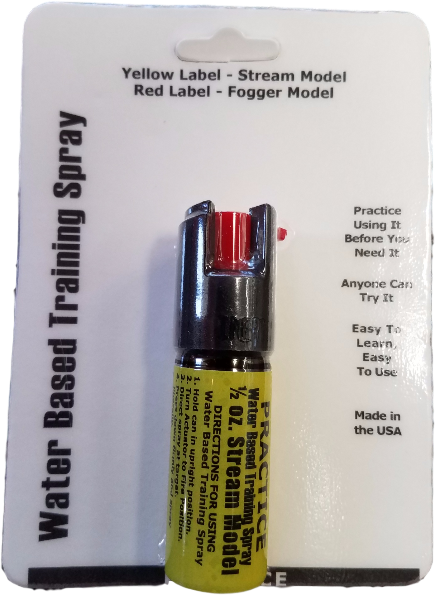 Inert Pepper Spray - 1/2oz Inert Practice Defensive Spray (1774x2364), Png Download
