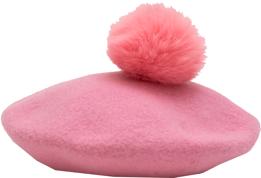 Graphic Freeuse Library Bella Rose Boutique - Pink Beret Png (1000x1000), Png Download