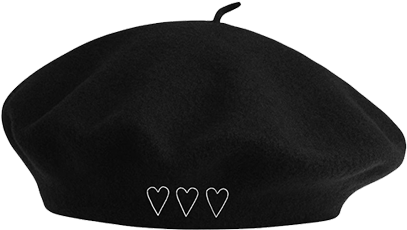 Bs 20beret Original - Beret Alone Aesthetic (603x557), Png Download