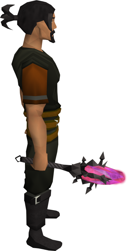 It Is Classified As A Wand But Still Retains It's Mace - Khopesh Dye (438x865), Png Download